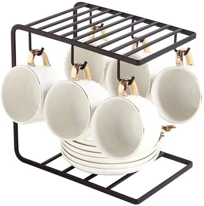 Metal Cup Holder Black