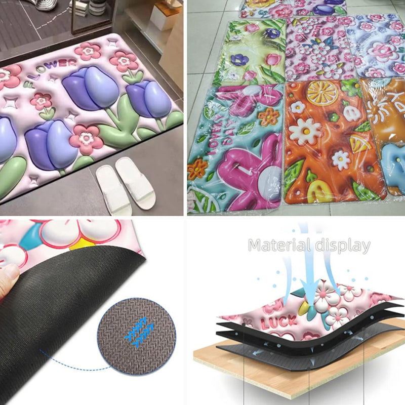 3D Unique Bathroom Mat