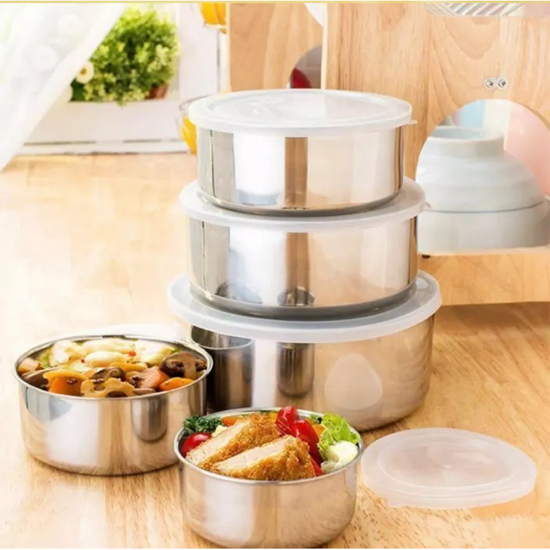 5 Pieces High Quality Stainless Steel Ware Set